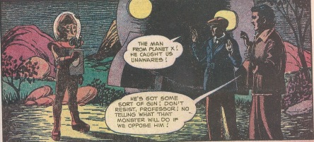The Man From Planet X Comic Art 1